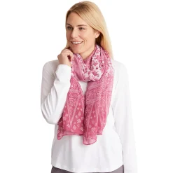 Insect Shield Versatile Wrap Scarf Dusty Rose