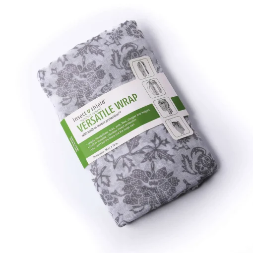 Insect Shield Versatile Wrap Scarf Grey
