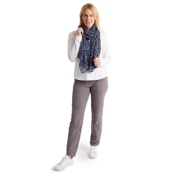 Insect Shield Wildflower Wrap Scarf Navy
