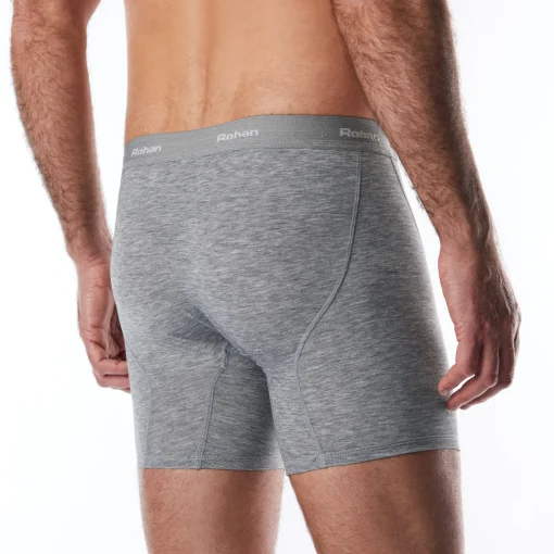 Men'S Aether Boxers Mid Grey Marl