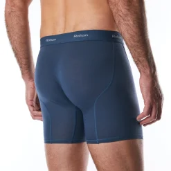 Men'S Aether Boxers With Fly Opening Peninsula Blue