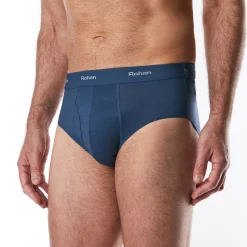 Men'S Aether Briefs With Fly Opening Peninsula Blue