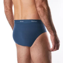 Men'S Aether Briefs With Fly Opening Peninsula Blue