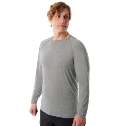 Men'S Aether Long Sleeve T Mid Grey Marl