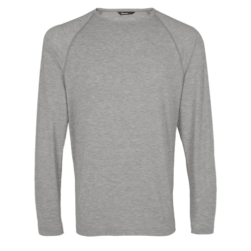 Men'S Aether Long Sleeve T Mid Grey Marl