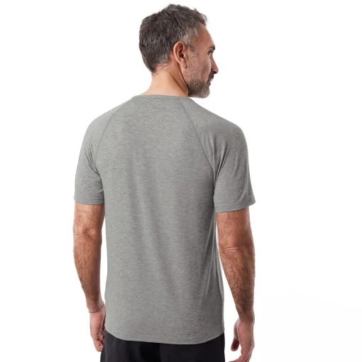 Men'S Aether Short Sleeve T Mid Grey Marl