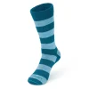 Men'S Alltime Socks Teal Stripe