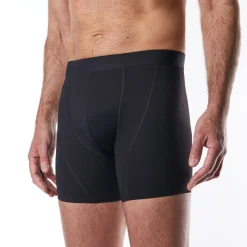 Men'S Alpha Silver Boxers Black