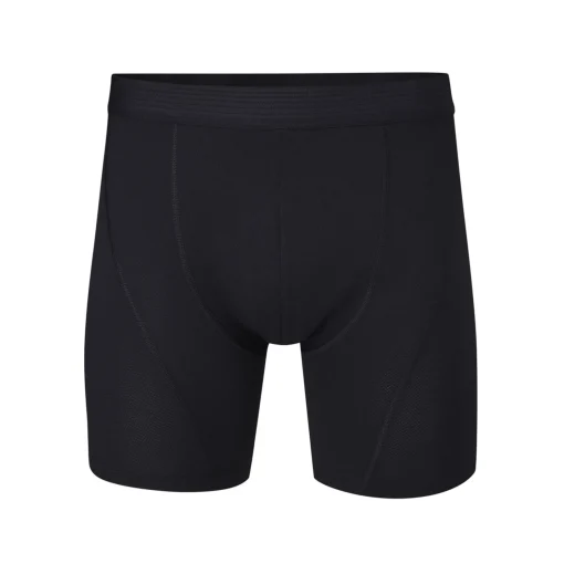 Men'S Alpha Silver Boxers Black