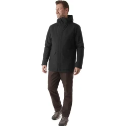Men'S Aran Waterproof Jacket Black