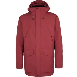 Men'S Aran Waterproof Jacket Auburn Red