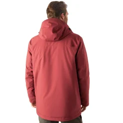 Men'S Aran Waterproof Jacket Auburn Red