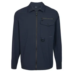 Men'S Arris Long Sleeve Overshirt True Navy