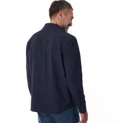 Men'S Arris Long Sleeve Overshirt True Navy