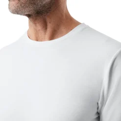 Men'S Basis Long Sleeve T White
