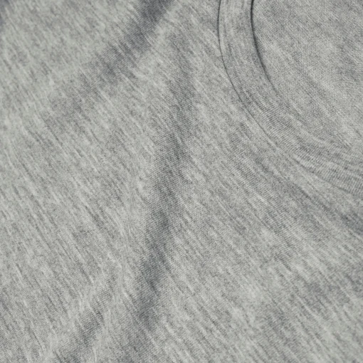 Men'S Basis Long Sleeve T Mid Grey Marl