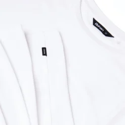 Men'S Basis Long Sleeve T White
