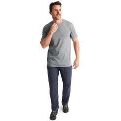 Men'S Basis Short Sleeve T Mid Grey Marl