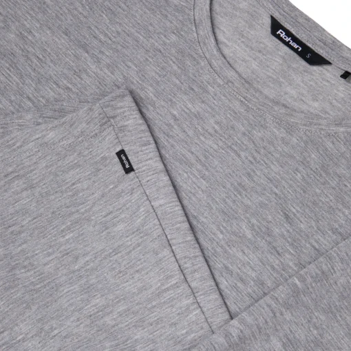 Men'S Basis Short Sleeve T Mid Grey Marl