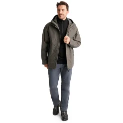 Men'S Brecon Waterproof Jacket Dark Olive Brown