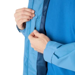 Men'S Brecon Waterproof Jacket Island Blue