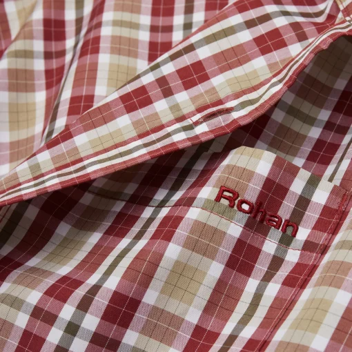 Men'S Coast Short Sleeve Shirt Arizona Red Check