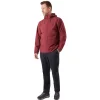Men'S Farne Waterproof Jacket Auburn Red