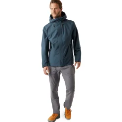 Men'S Farne Waterproof Jacket Storm Blue