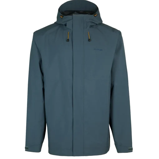 Men'S Farne Waterproof Jacket Storm Blue