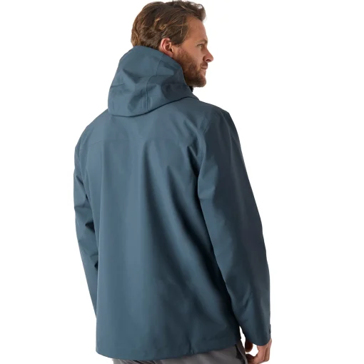 Men'S Farne Waterproof Jacket Storm Blue