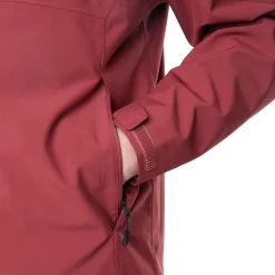 Men'S Farne Waterproof Jacket Auburn Red