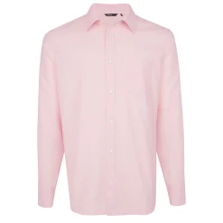 Men'S Finchley Long Sleeve Shirt Light Pink Oxford