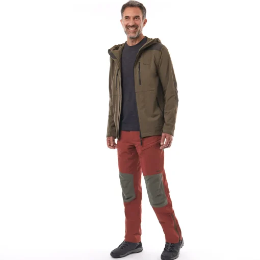 Men'S Fjell Trousers Earth Red/Dark Olive Brown