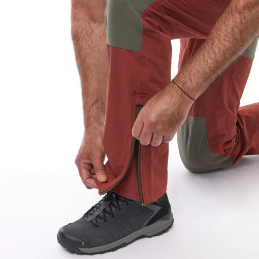 Men'S Fjell Trousers Earth Red/Dark Olive Brown
