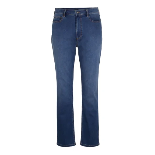 Men'S Flex Tapered Fit Jeans Mid Denim