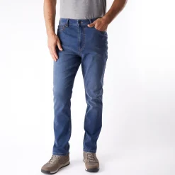 Men'S Flex Tapered Fit Jeans Mid Denim
