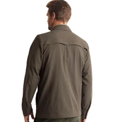 Men'S Frontier Jacket Dark Olive Brown