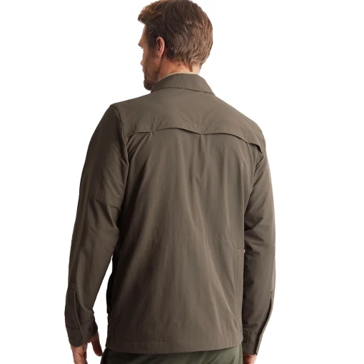 Men'S Frontier Jacket Dark Olive Brown
