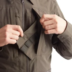 Men'S Frontier Jacket Dark Olive Brown