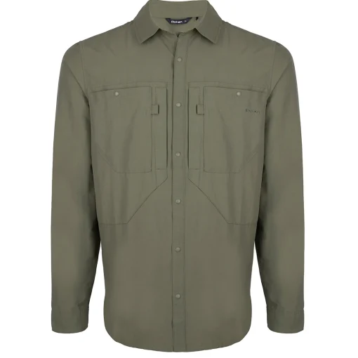 Men'S Frontier Long Sleeve Shirt District Green