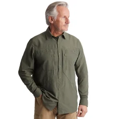 Men'S Frontier Long Sleeve Shirt District Green
