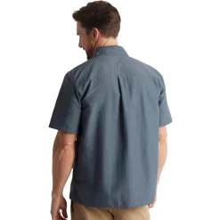 Men'S Frontier Short Sleeve Shirt Slate Grey Marl