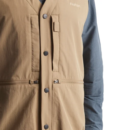 Men'S Frontier Vest Stone