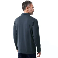 Men'S Global Long Sleeve Polo True Navy