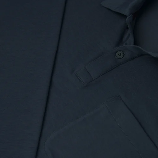 Men'S Global Long Sleeve Polo True Navy