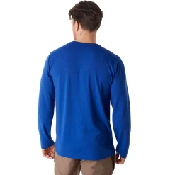 Men'S Global Long Sleeve T Ridge Blue