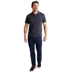 Men'S Global Short Sleeve Polo True Navy