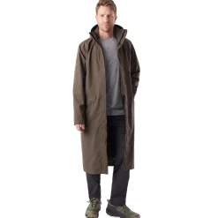 Men'S Hyde Waterproof Mac Dark Olive Brown