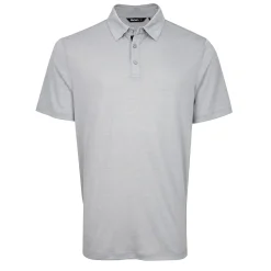 Men'S Merino Cool Short Sleeve Polo Haze Grey Marl