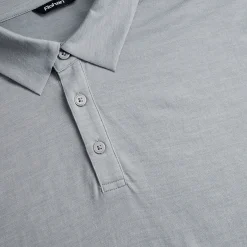 Men'S Merino Cool Short Sleeve Polo Haze Grey Marl